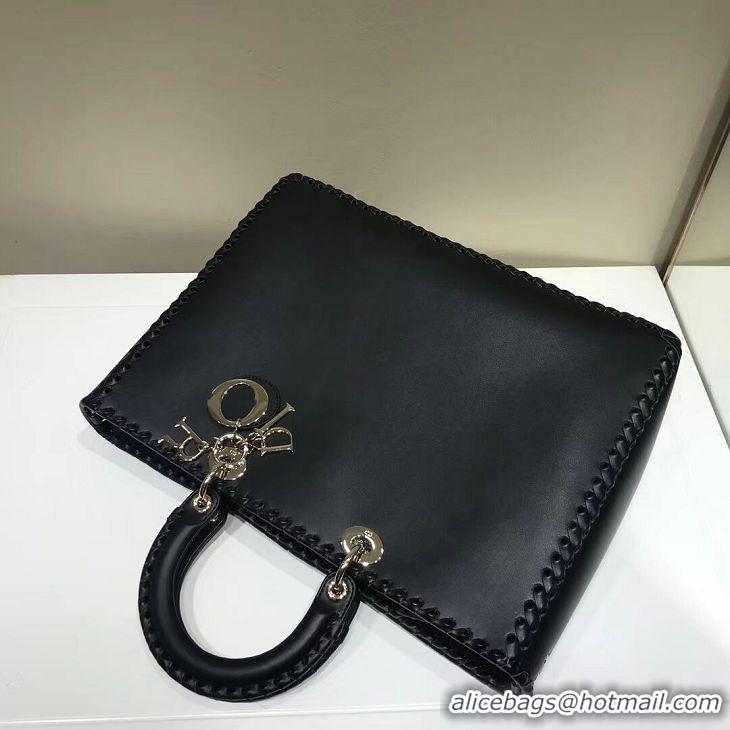 Fashion Ladies Dior SOFT CALFSKIN BAG C9255 black