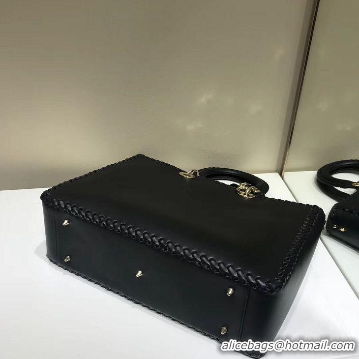 Fashion Ladies Dior SOFT CALFSKIN BAG C9255 black