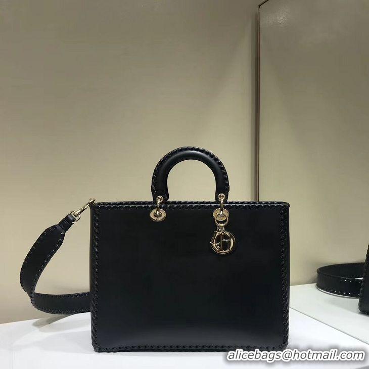 Fashion Ladies Dior SOFT CALFSKIN BAG C9255 black