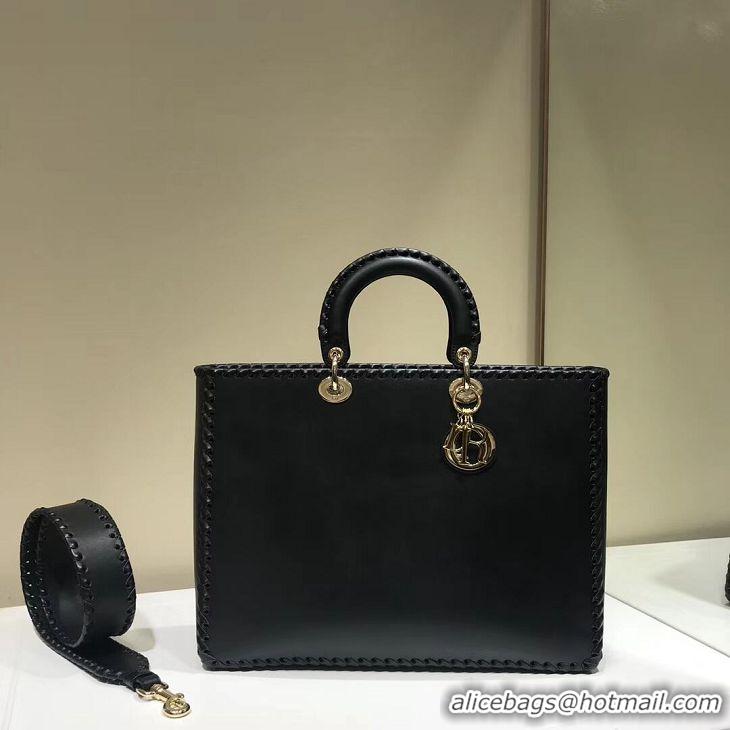 Fashion Ladies Dior SOFT CALFSKIN BAG C9255 black