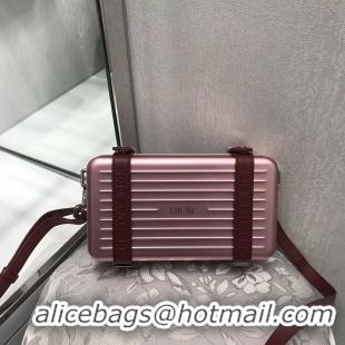 Luxurious Low Price DIORAMA CALFSKIN CLUTCH M2020 pink