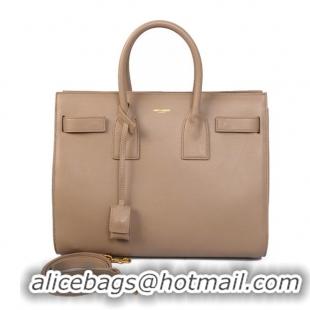 Top Quality Yves Saint Laurent Classic Sac De Jour Bag in Original Leather 7102 Apricot