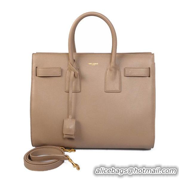 Top Quality Yves Saint Laurent Classic Sac De Jour Bag in Original Leather 7102 Apricot