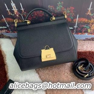 Top Quality Dolce & Gabbana Origianl Leather Bag 4131 black