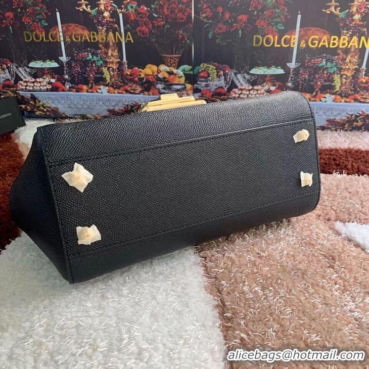 Top Quality Dolce & Gabbana Origianl Leather Bag 4131 black