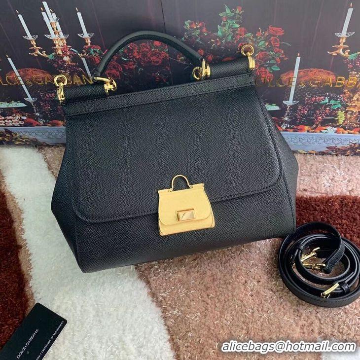 Top Quality Dolce & Gabbana Origianl Leather Bag 4131 black