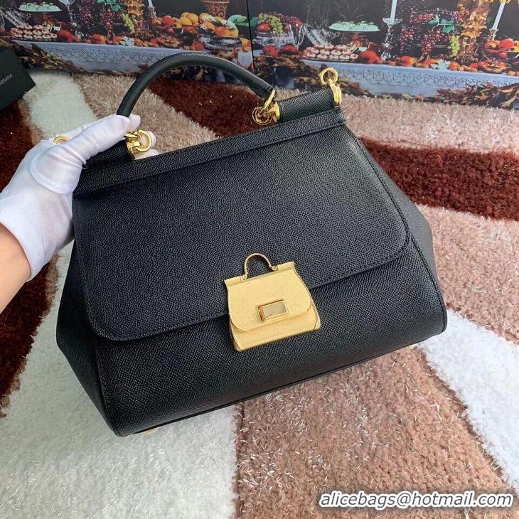 Top Quality Dolce & Gabbana Origianl Leather Bag 4131 black