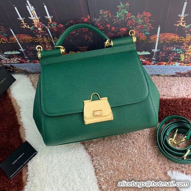 Famous Brand Dolce & Gabbana Origianl Leather Bag 4131 green