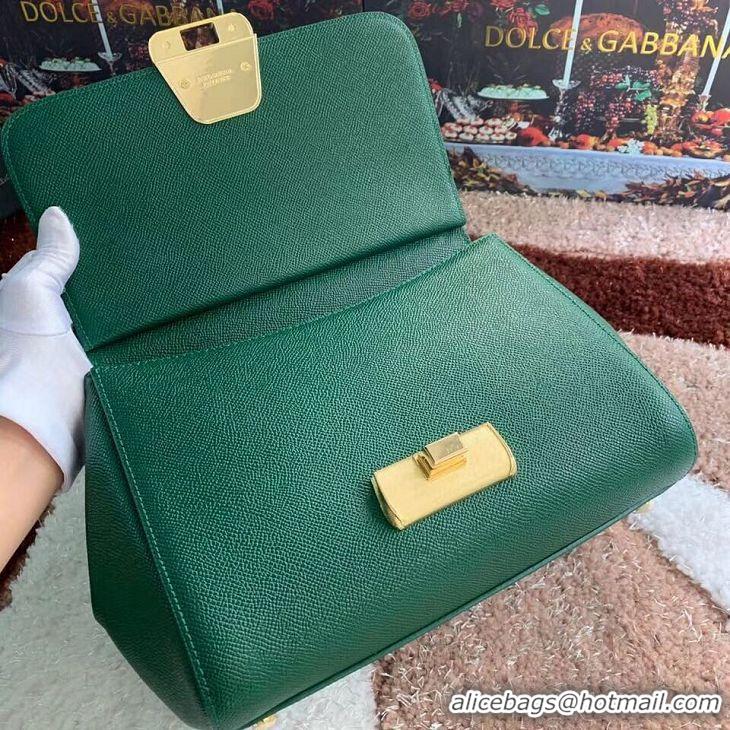 Famous Brand Dolce & Gabbana Origianl Leather Bag 4131 green