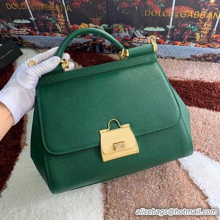 Famous Brand Dolce & Gabbana Origianl Leather Bag 4131 green