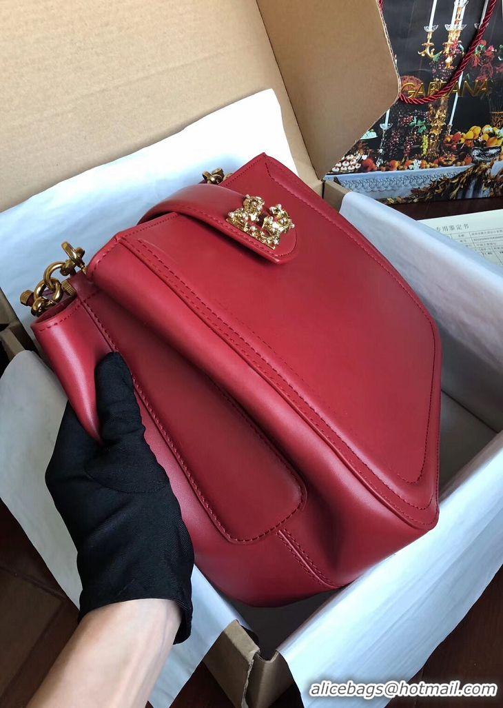 Cheapest Dolce & Gabbana Origianl Leather Bag 4918 Burgundy