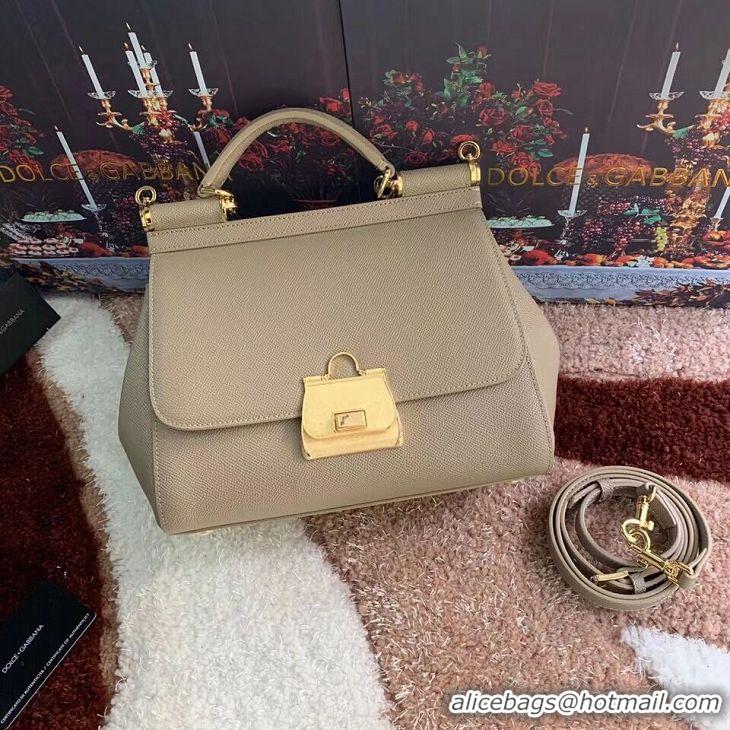 Cheapest Dolce & Gabbana Origianl Leather Bag 4131 apricot