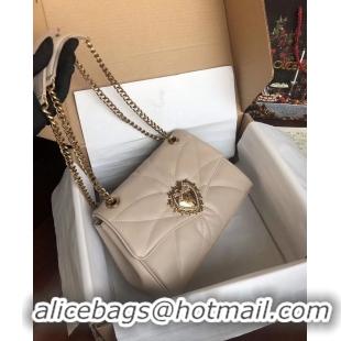 Top Quality Dolce & Gabbana Origianl Leather Bag 4919 grey