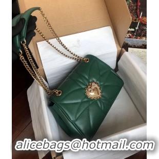 Discount Promotional Dolce & Gabbana Origianl Leather Bag 4919 green