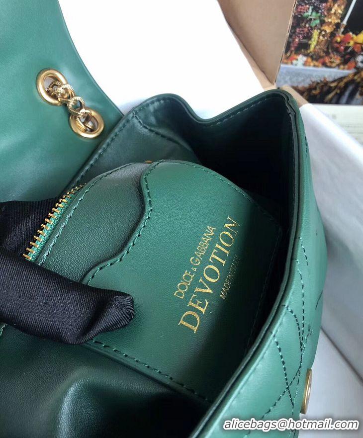 Discount Promotional Dolce & Gabbana Origianl Leather Bag 4919 green