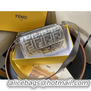 Wholesale FENDI BAGUETTE large Shoulder Bag 8BR771A Silver