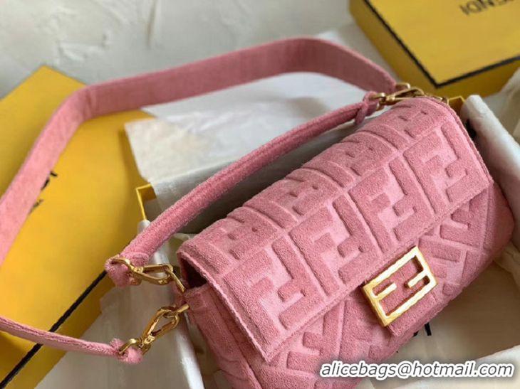 Top Quality Classic FENDI BAGUETTE Shoulder Bag 8BR771A pink