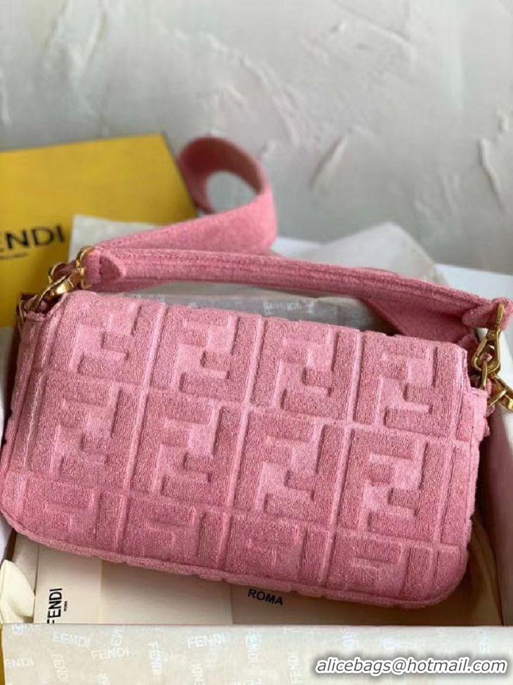 Top Quality Classic FENDI BAGUETTE Shoulder Bag 8BR771A pink