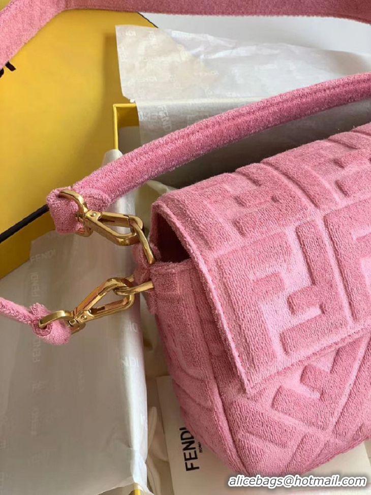 Top Quality Classic FENDI BAGUETTE Shoulder Bag 8BR771A pink