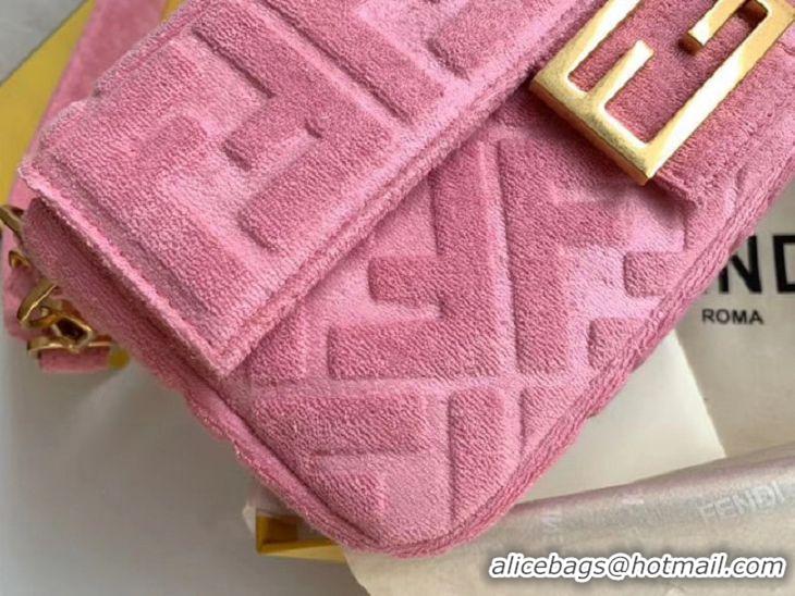 Top Quality Classic FENDI BAGUETTE Shoulder Bag 8BR771A pink