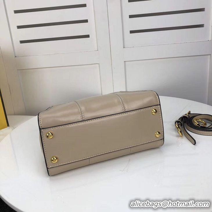 Buy Specials FENDI PEEKABOO ICONIC MINI cream leather bag 8BN244