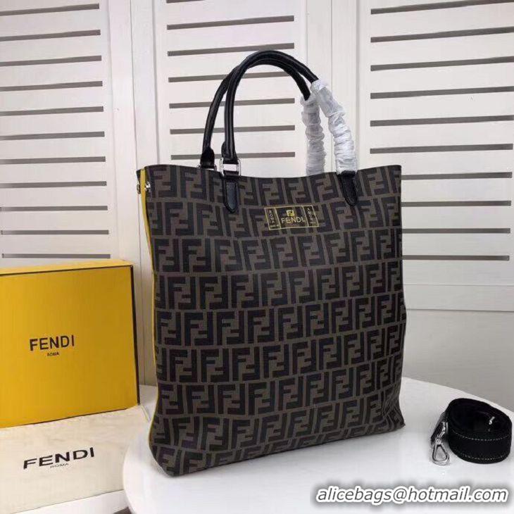 Free Shipping Discount FENDI Shopper fabric F5052 black