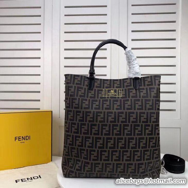 Free Shipping Discount FENDI Shopper fabric F5052 black