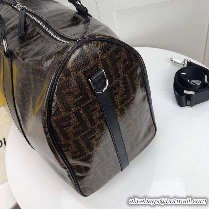 New Stylish Bulk FENDI Travelling bag F7012 dark brown