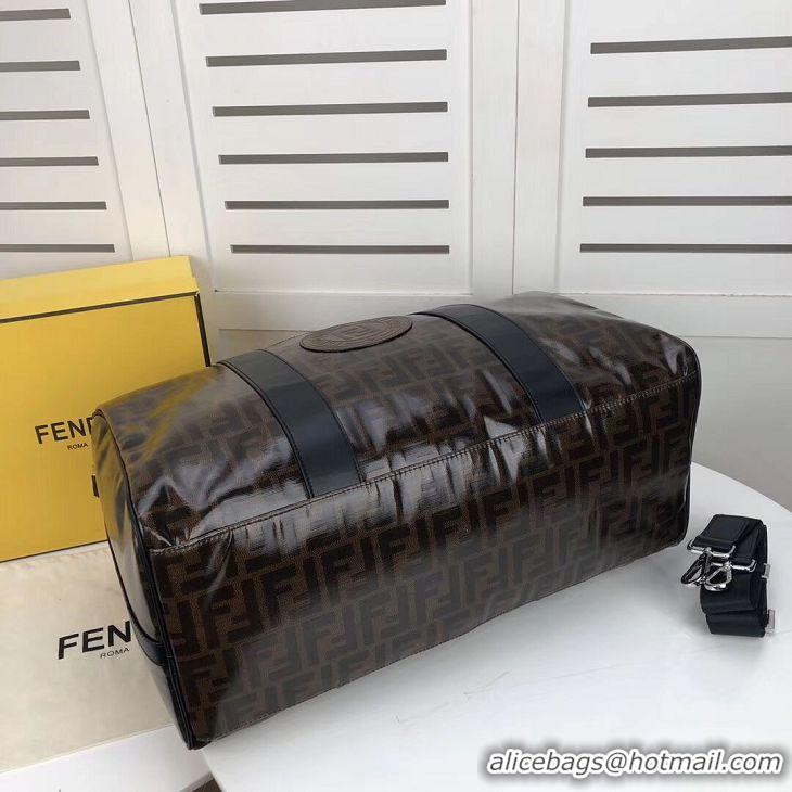 New Stylish Bulk FENDI Travelling bag F7012 dark brown