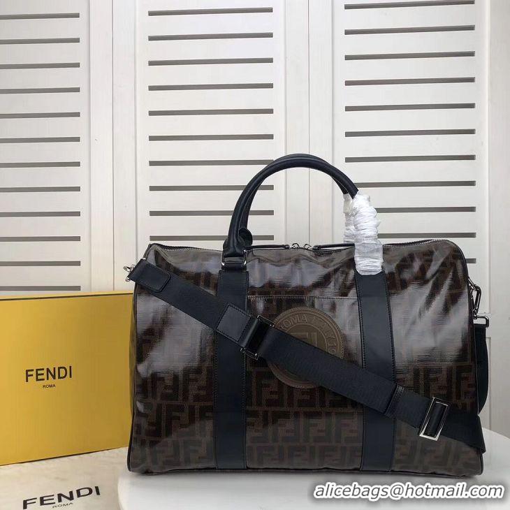 New Stylish Bulk FENDI Travelling bag F7012 dark brown