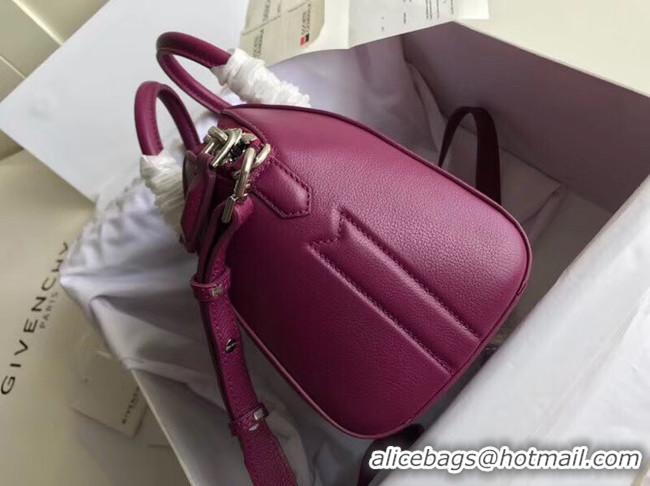 Discount Fashion Givenchy Grained Calfskin Small Antigona Bag BB0511 purple