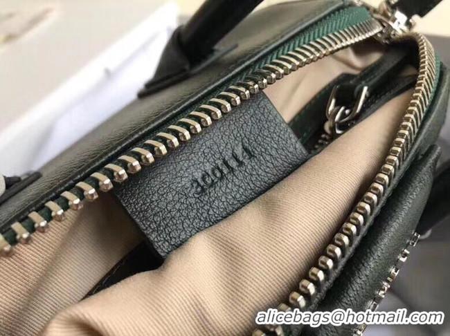 OUTLETS Givenchy Grained Calfskin Small Antigona Bag BB0511 Blackish green