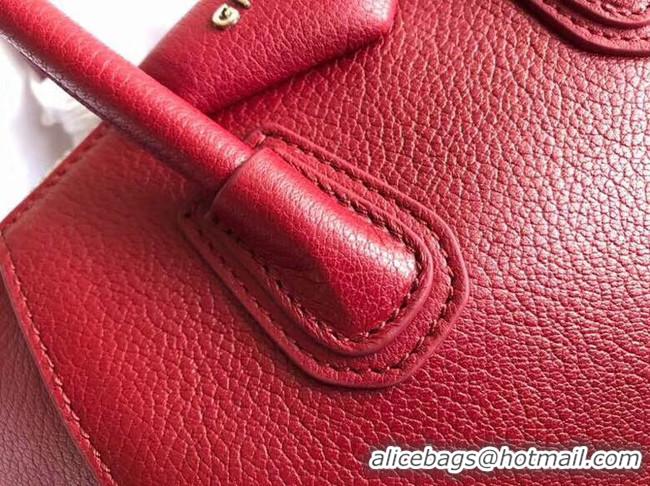 Latest Style Givenchy Grained Calfskin Small Antigona Bag BB0511 Burgundy