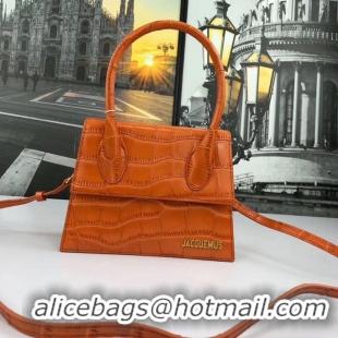 Traditional Specials Jacquemus Original Leather Mini Top Handle Bag J8088 Orange