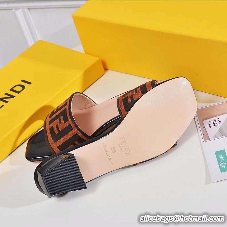 Traditional Discount Fendi Slipper 2369