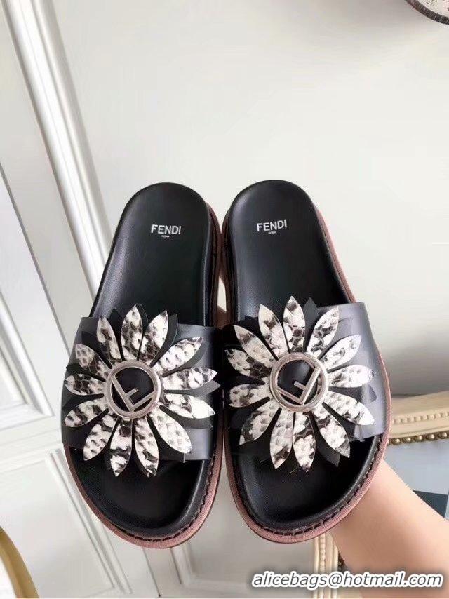 Famous Faux Fendi lady slippers FD132FD