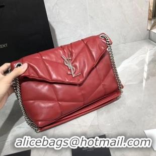 New Style Yves Saint Laurent Shoulder Bag Original Leather Y577476 Red