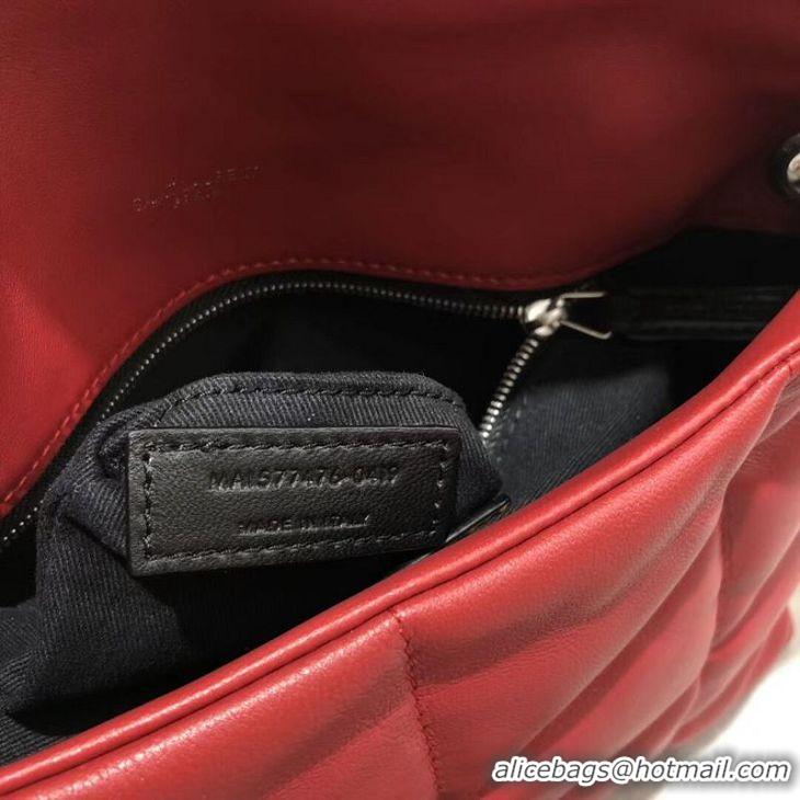 New Style Yves Saint Laurent Shoulder Bag Original Leather Y577476 Red