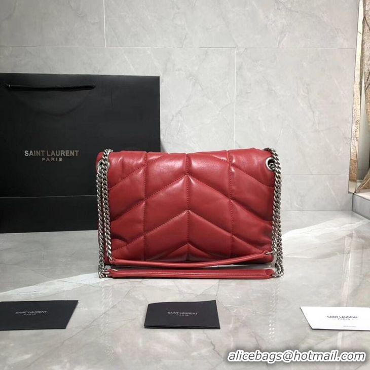 New Style Yves Saint Laurent Shoulder Bag Original Leather Y577476 Red