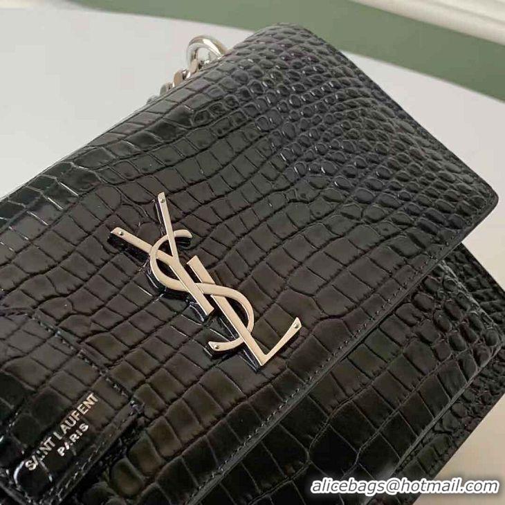 Trendy Design SAINT LAURENT leather shoulder bag Y550228 black