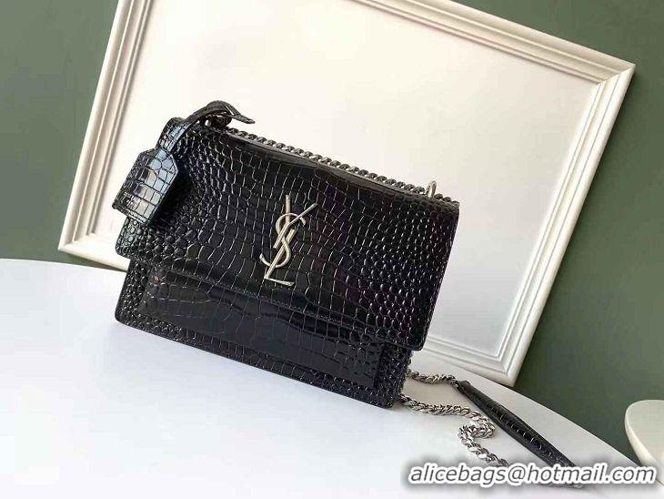 Trendy Design SAINT LAURENT leather shoulder bag Y550228 black