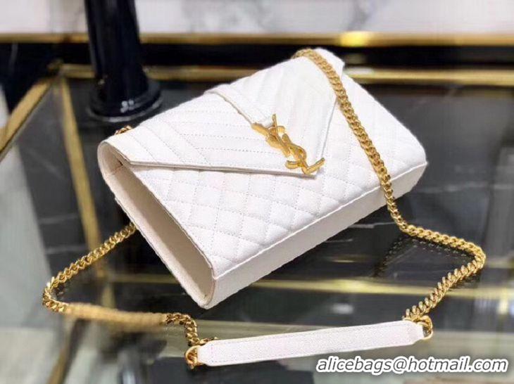 Youthful Imitation SAINT LAURENT Medium satchel 487206 white