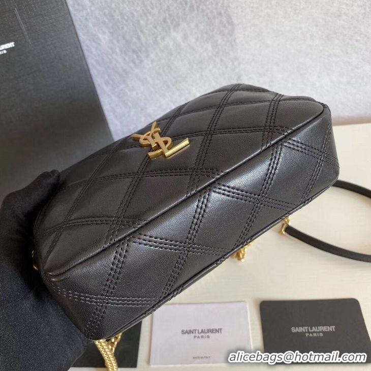 Classic Imitation SAINT LAURENT Original Leather Shoulder Bag Y565041 black