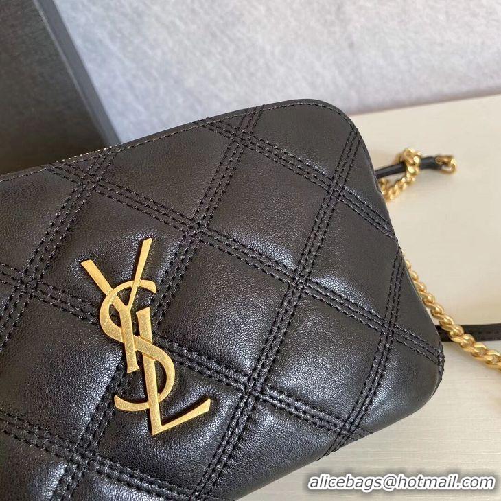 Classic Imitation SAINT LAURENT Original Leather Shoulder Bag Y565041 black