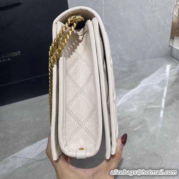 Good Looking SAINT LAURENT leather shoulder bag Y579607 white