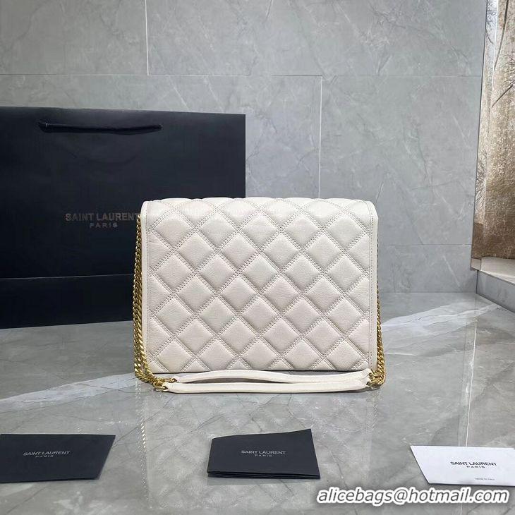 Good Looking SAINT LAURENT leather shoulder bag Y579607 white