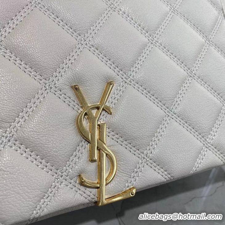 Good Looking SAINT LAURENT leather shoulder bag Y579607 white