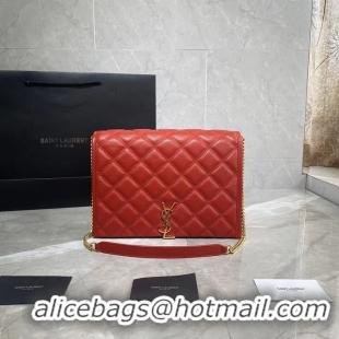 Cheap Price SAINT LAURENT leather shoulder bag Y579607 red