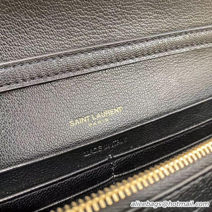 InexpensiveSAINT LAURENT leather shoulder bag Y585031 black