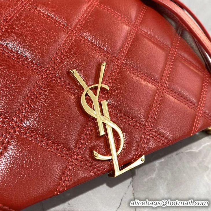 Perfect Promotional SAINT LAURENT leather shoulder bag Y585031 Red